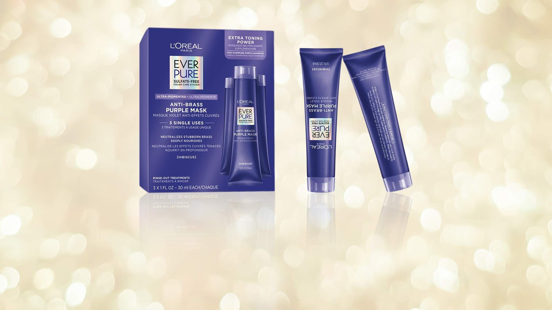 Loreal Paris Article How To Use A Purple Hair Mask To Tone Brassiness D